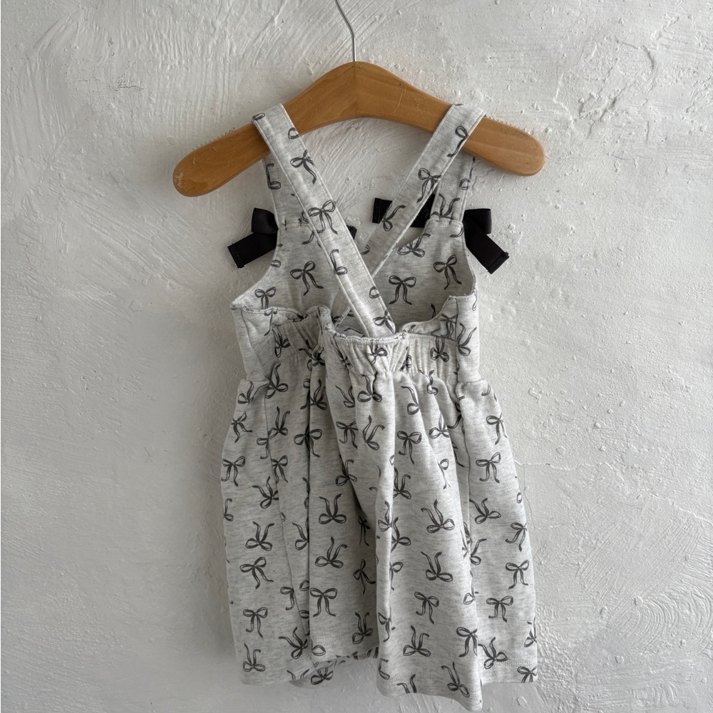 Carter's toddler girl bow print jumper dress - Picture 5 of 7
